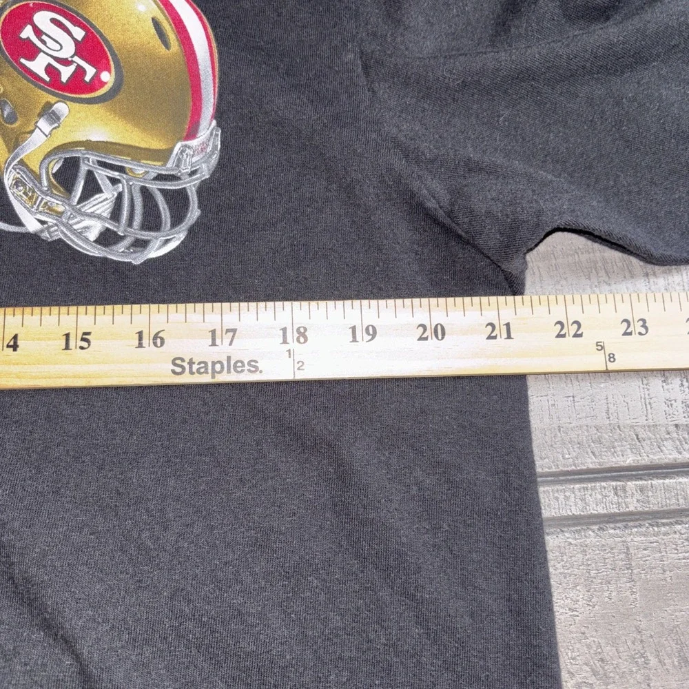 Reebok Men's San Francisco 49ers 2010 Team Schedule T-shirt Size Large Black